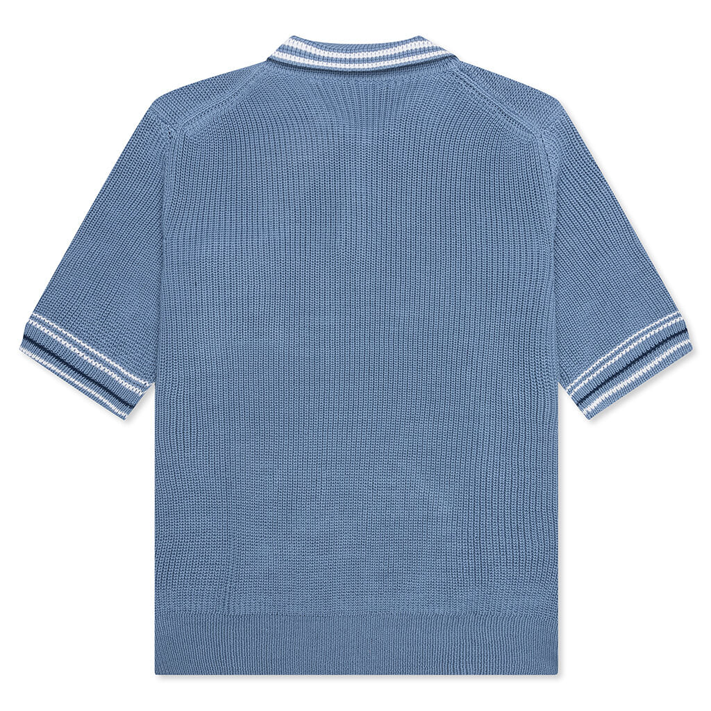 Knitted Polo Neck - Opal - Image 2