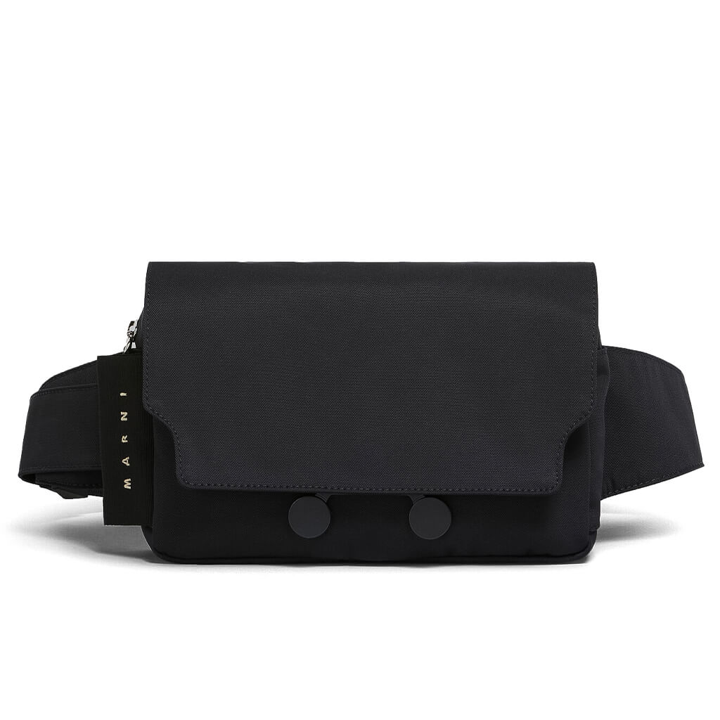 Black Cordura Cityscape Belt Bag - Black
