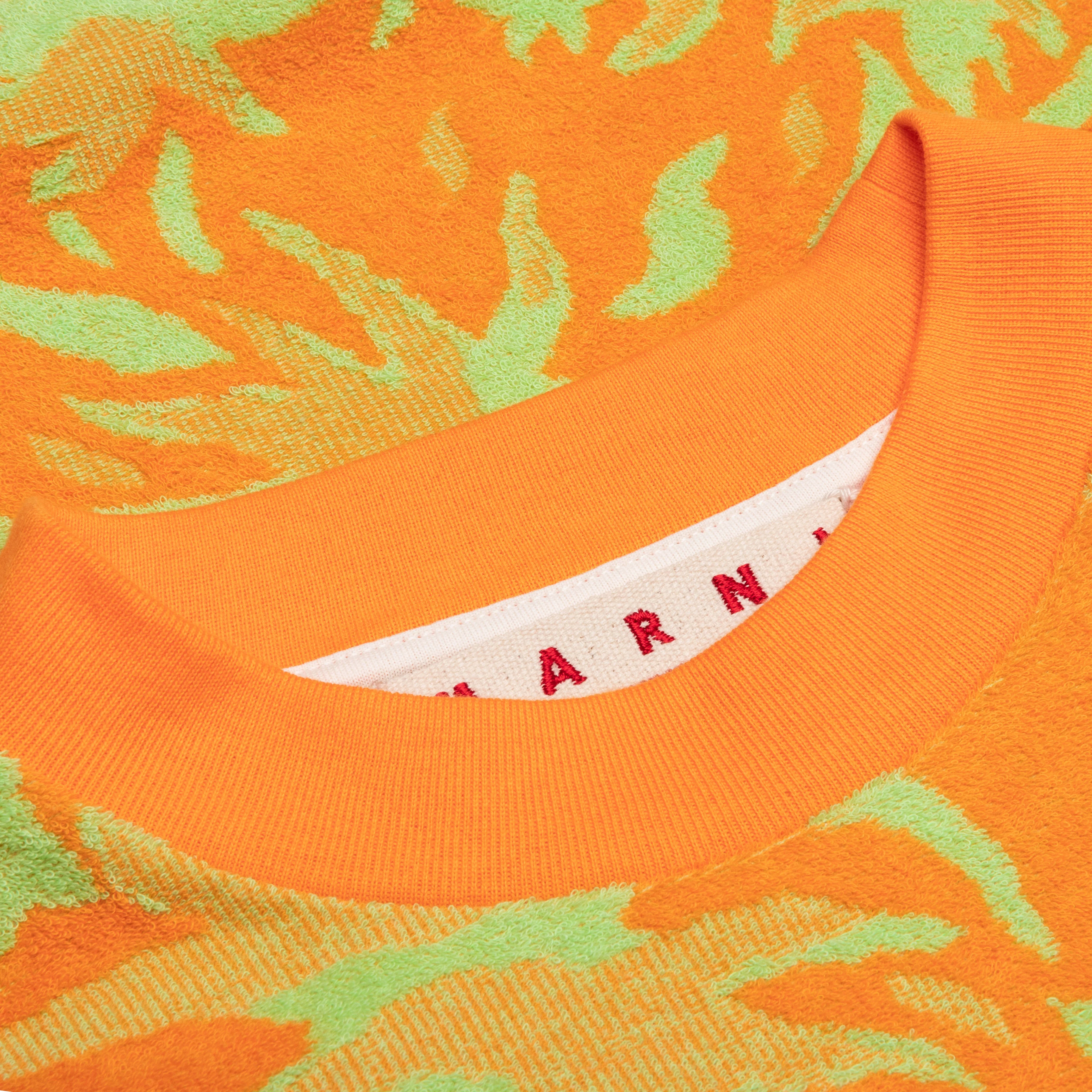 Marni x No Vacancy Inn Jacquard T-Shirt - Carrot - Image 3