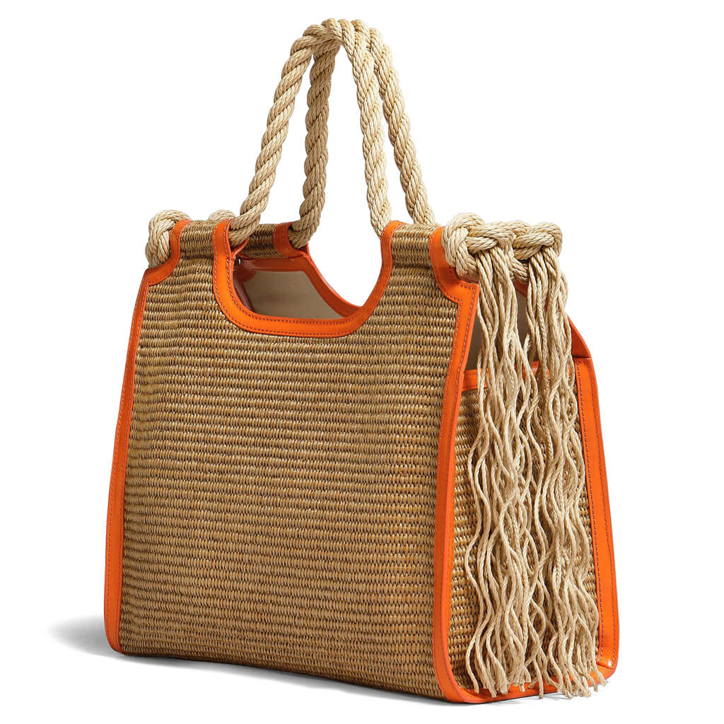 Marni x No Vacancy Inn Marcel Tote Bag - Rawsienna/Carrot - Image 3