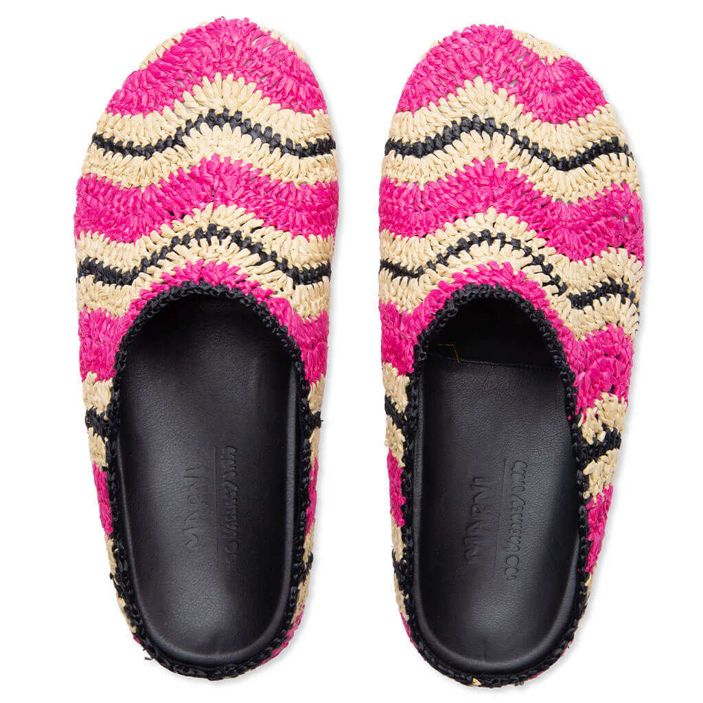 Marni x No Vacancy Inn Sabot - Fuchsia/Natural - Image 4