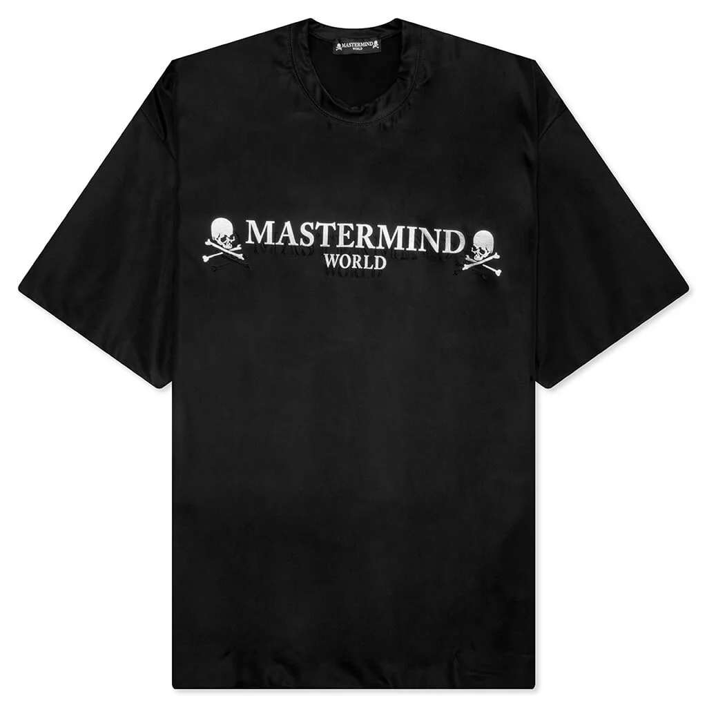 Double Layer Boxy OG Logo T-Shirt - Black