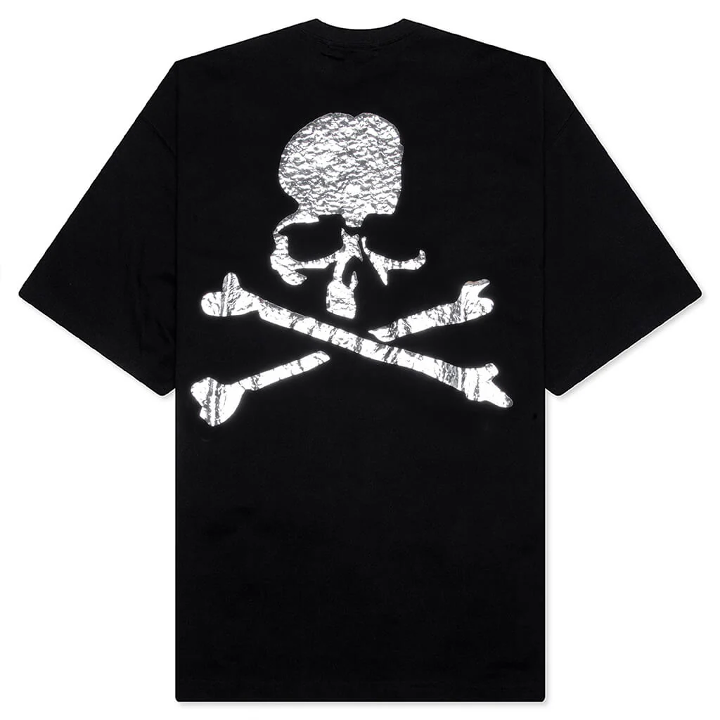 Oversized Mirror Logo S/S Tee - Black - Image 2