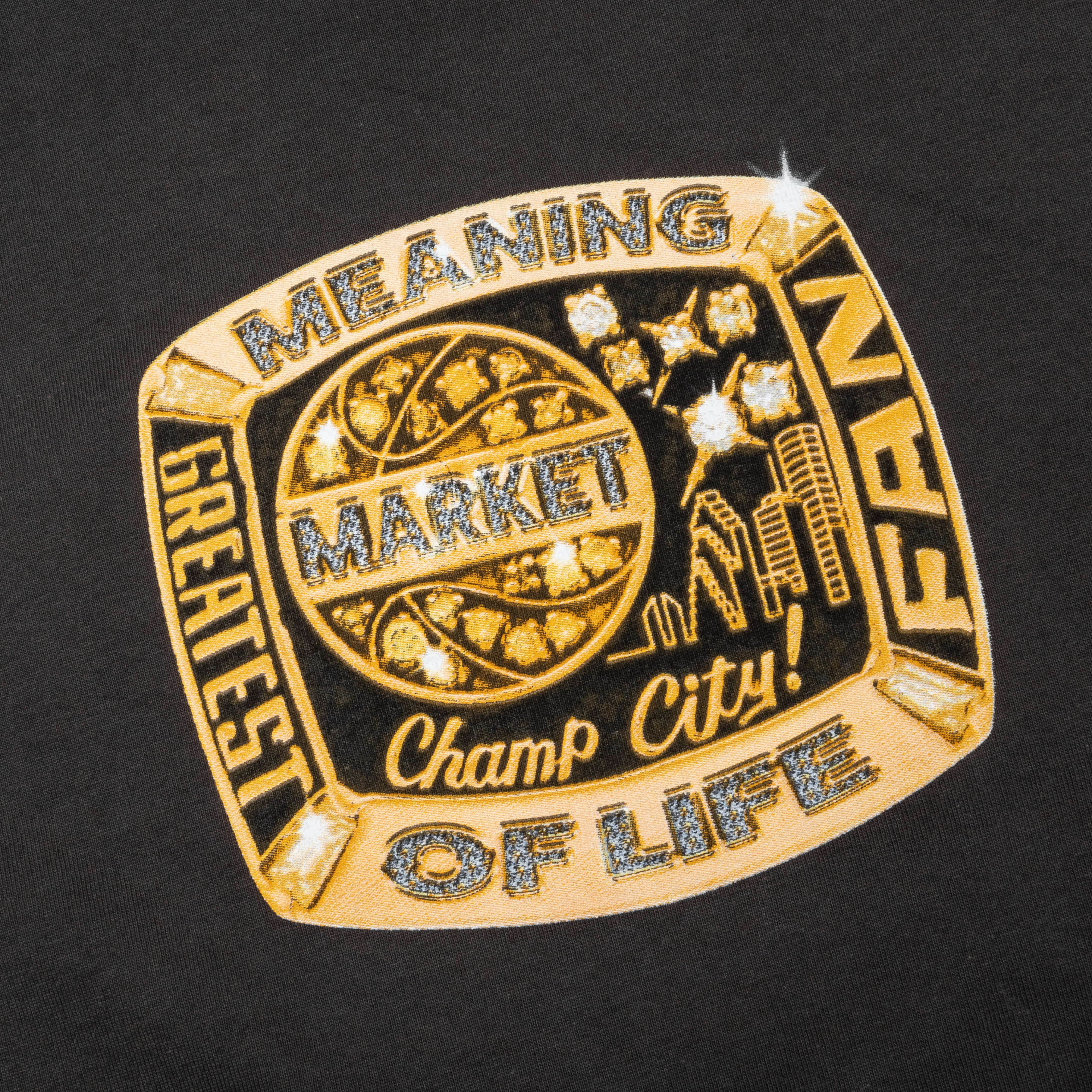 Meaning of Ring T-Shirt - Washed Black - Image 3