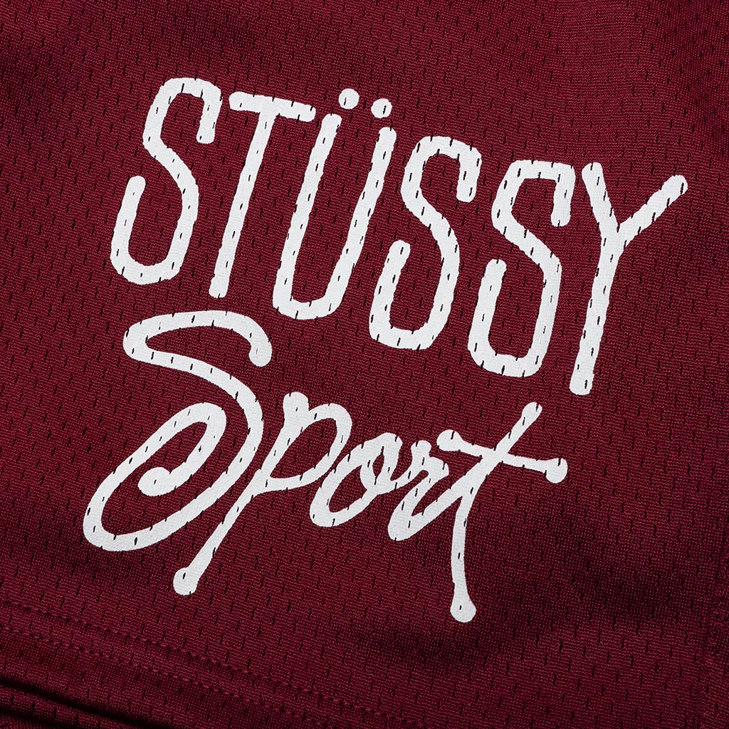 Mesh Short Sport - Maroon - Image 3