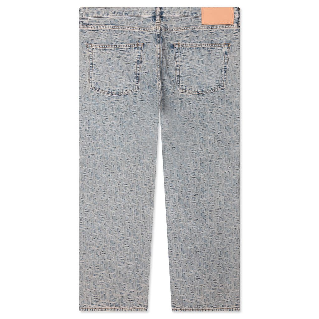 Monogram Pants - Blue/Beige - Image 2