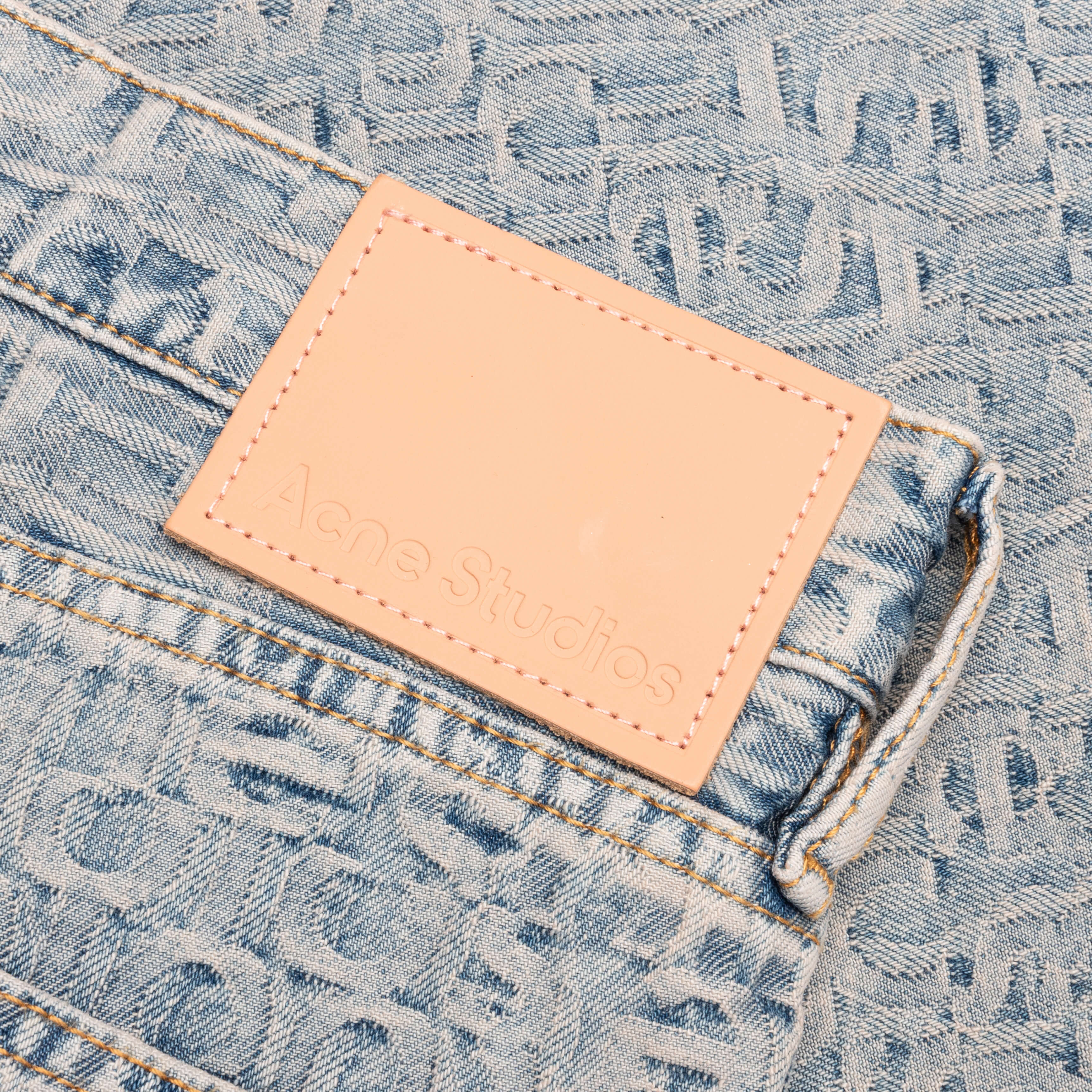 Monogram Pants - Blue/Beige - Image 4