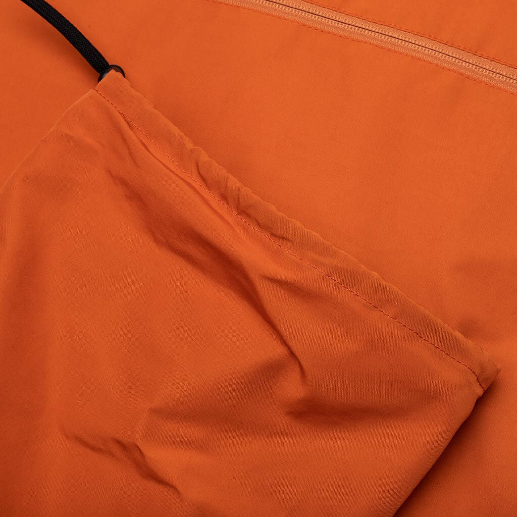 Multi-Pocket Zipped Down Vest - Orange - Image 6