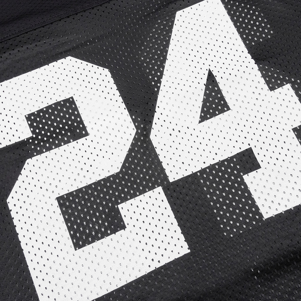 24 Mesh Boxy Jersey - Black - Image 4