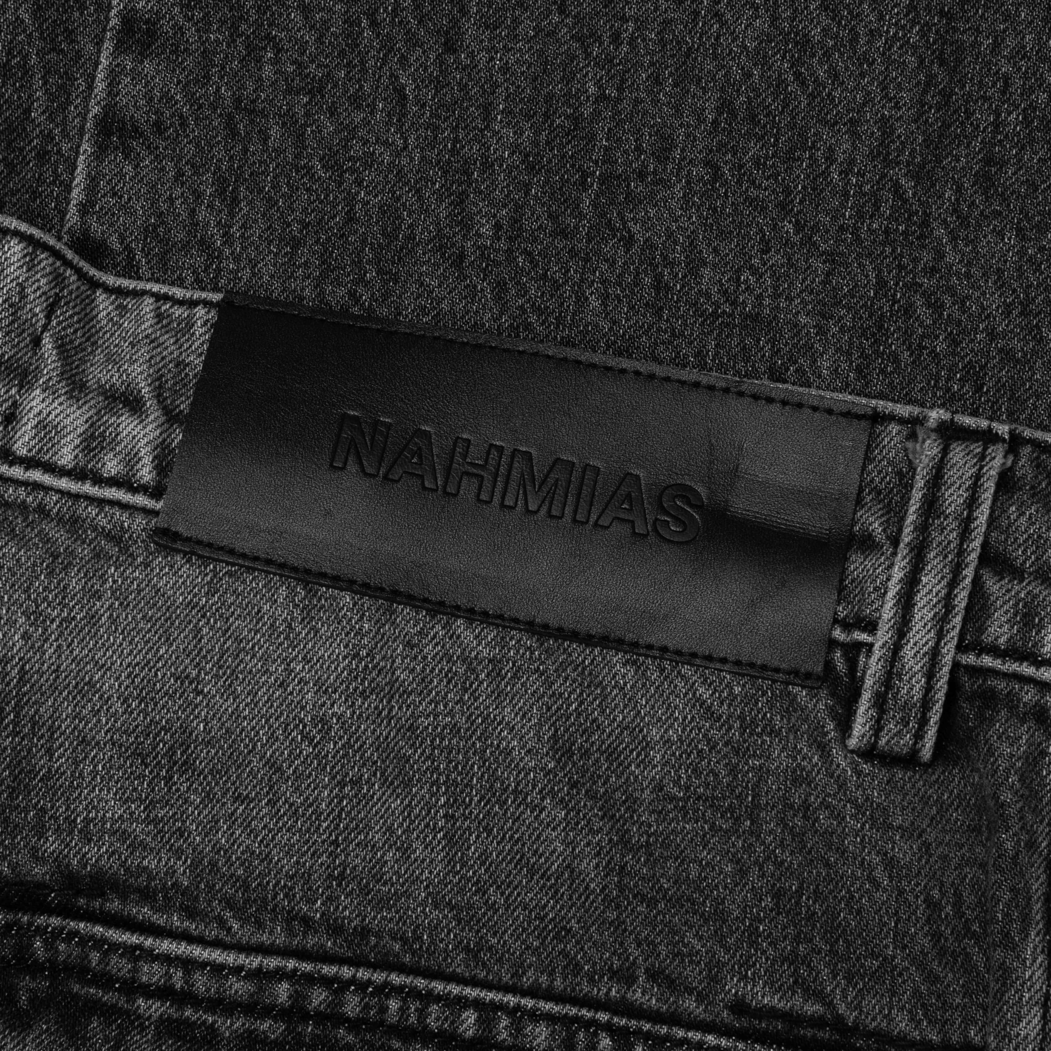 Denim Logo Cargo Pants - Brown Wash - Image 4