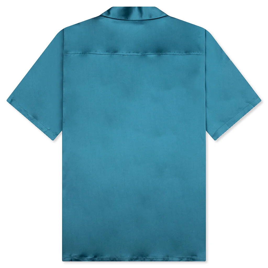 Miracle Academy S/S Silk Shirt - Ocean - Image 2