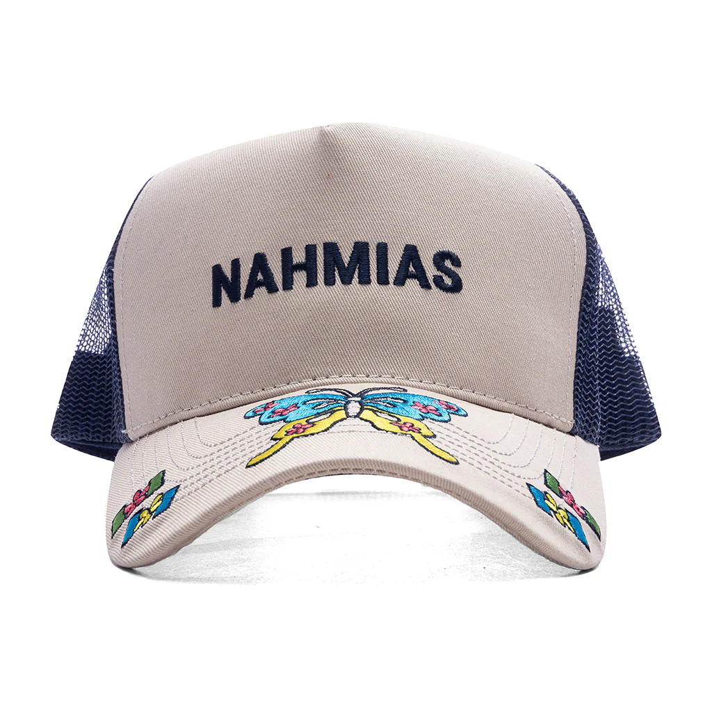 Nahmias 70s Trucker Hat - Navy Canvas