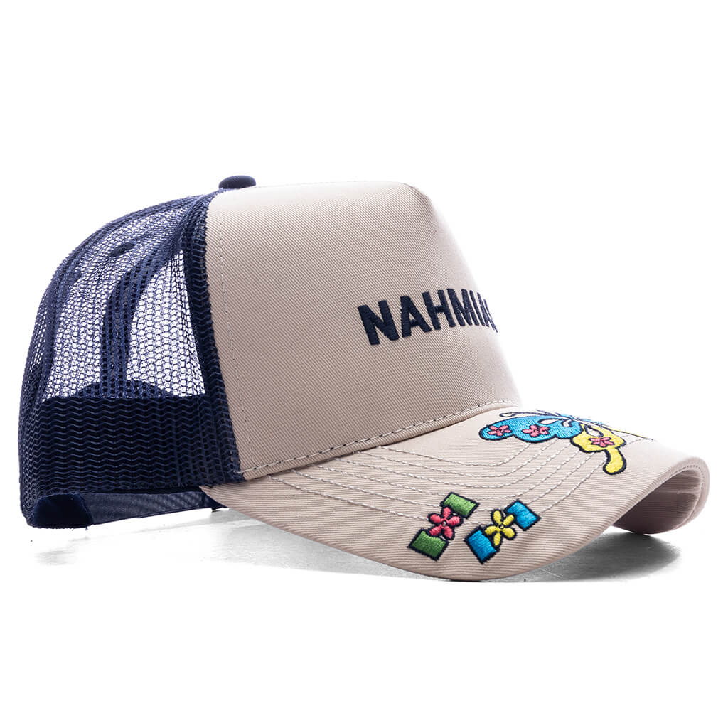 Nahmias 70s Trucker Hat - Navy Canvas - Image 3