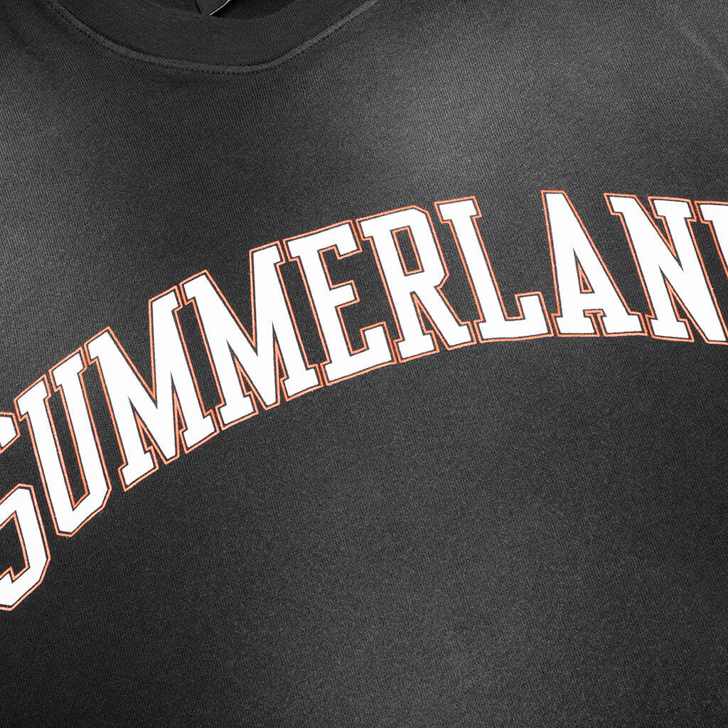 Summerland Collegiate T-Shirt - Faded Black - Image 3