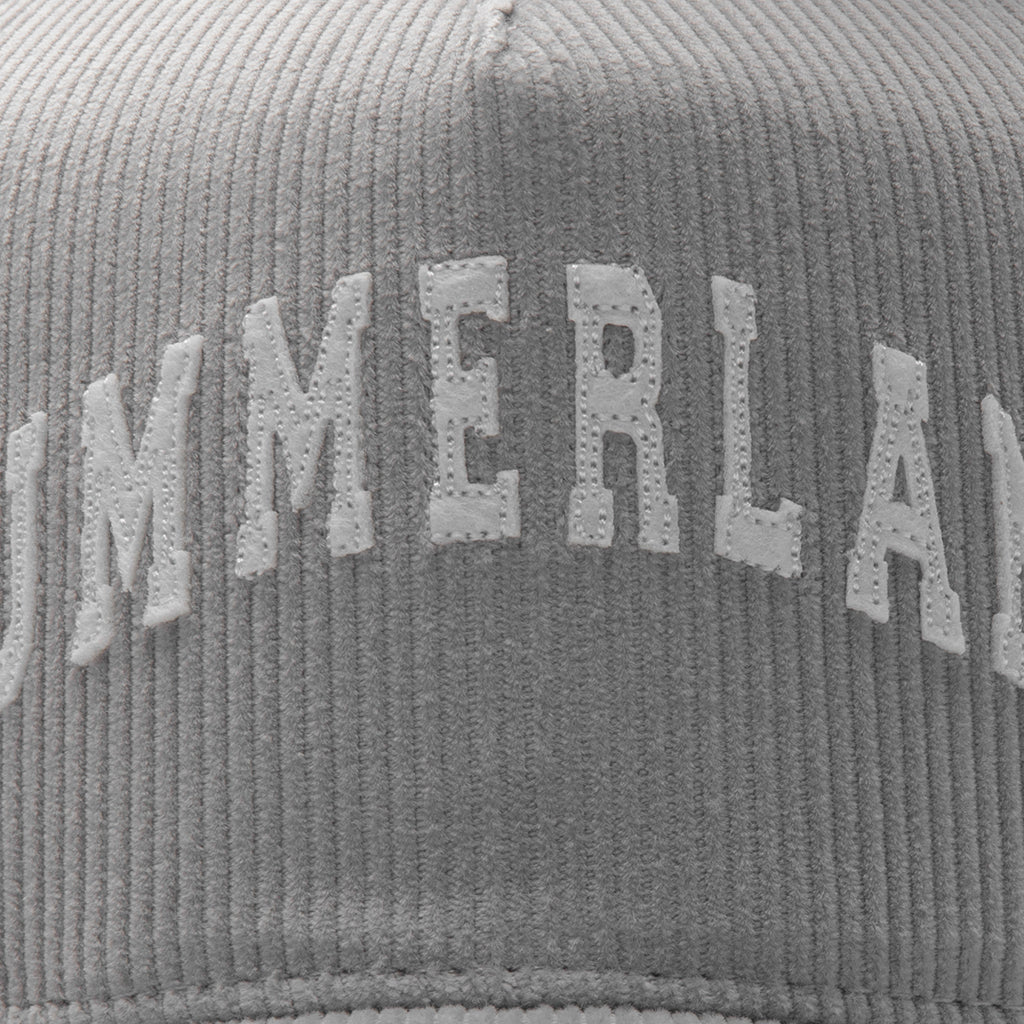 Summerland Corduroy Trucker Hat - Grey - Image 2