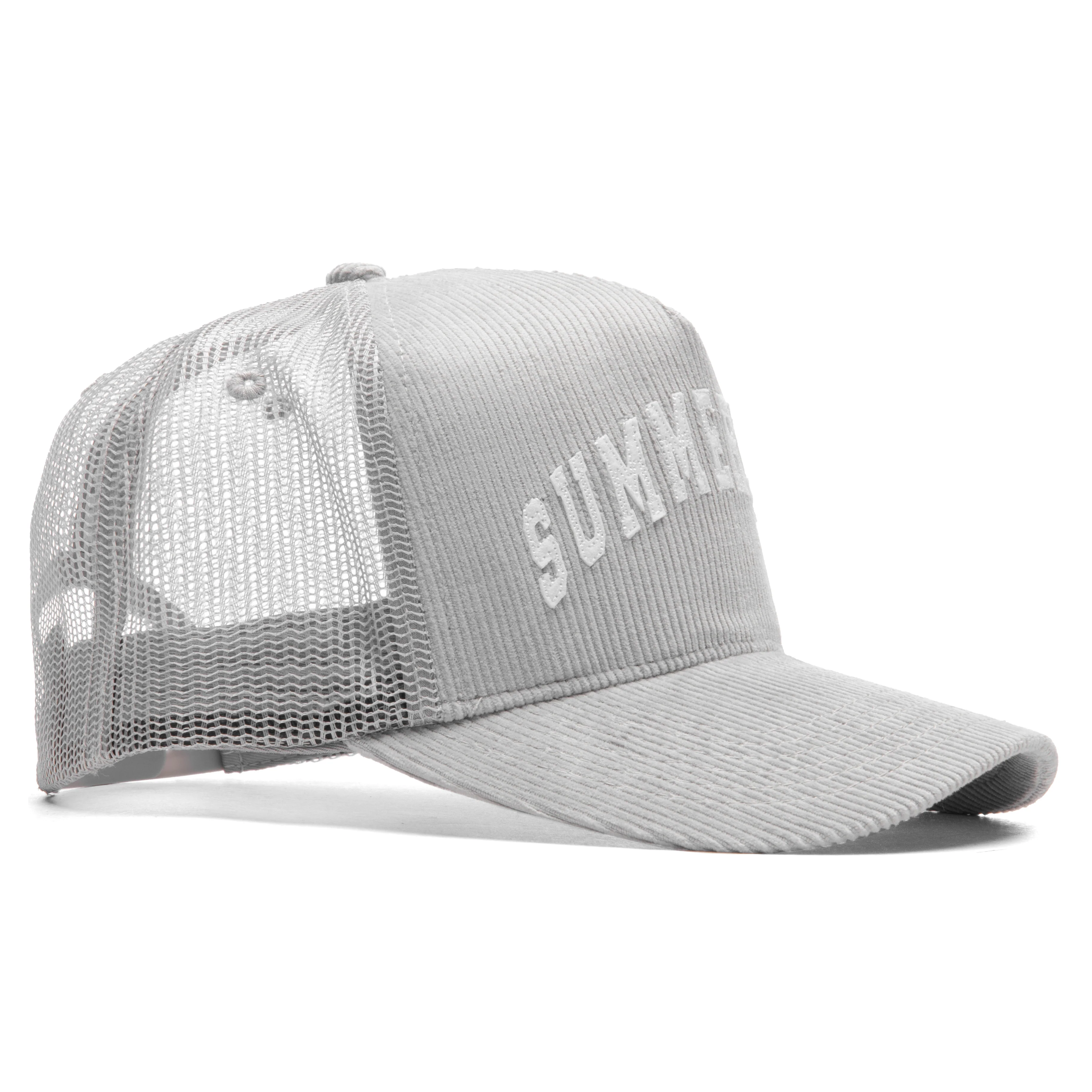 Summerland Corduroy Trucker Hat - Grey - Image 3