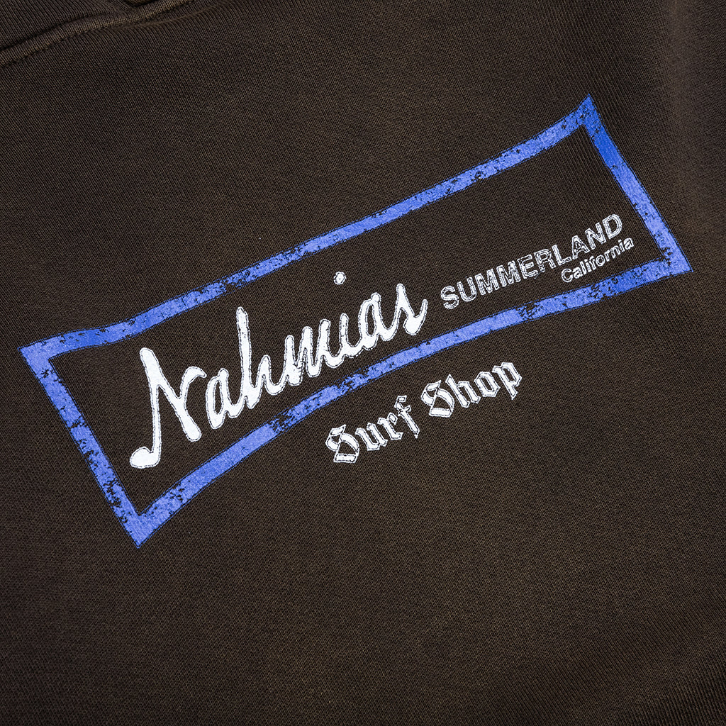 Surf Shop Hoodie - Sunfade Brown - Image 4