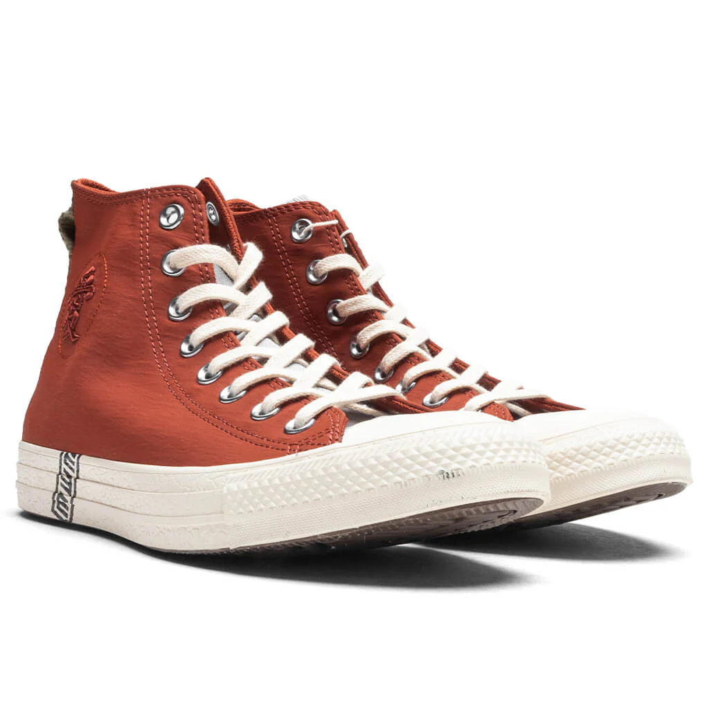 Converse x Naruto Chuck Taylor All Star Hi - Natural Ivory/Ritual Red/Black - Image 2