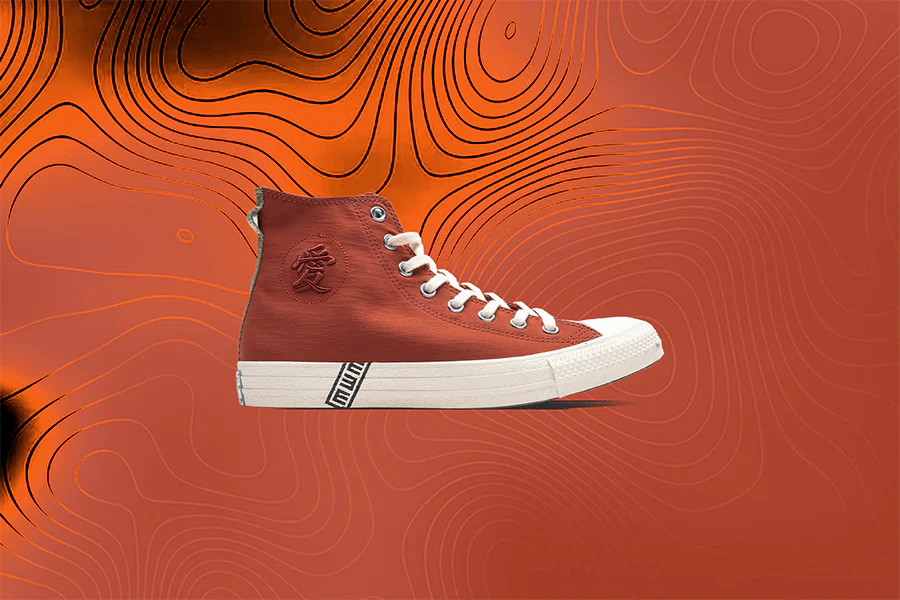 Converse x Naruto Chuck Taylor All Star Hi - Natural Ivory/Ritual Red/Black - Image 5