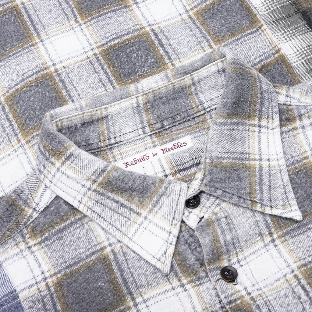 7 Cuts Wide Flannel Shirt - Assorted - Image 3
