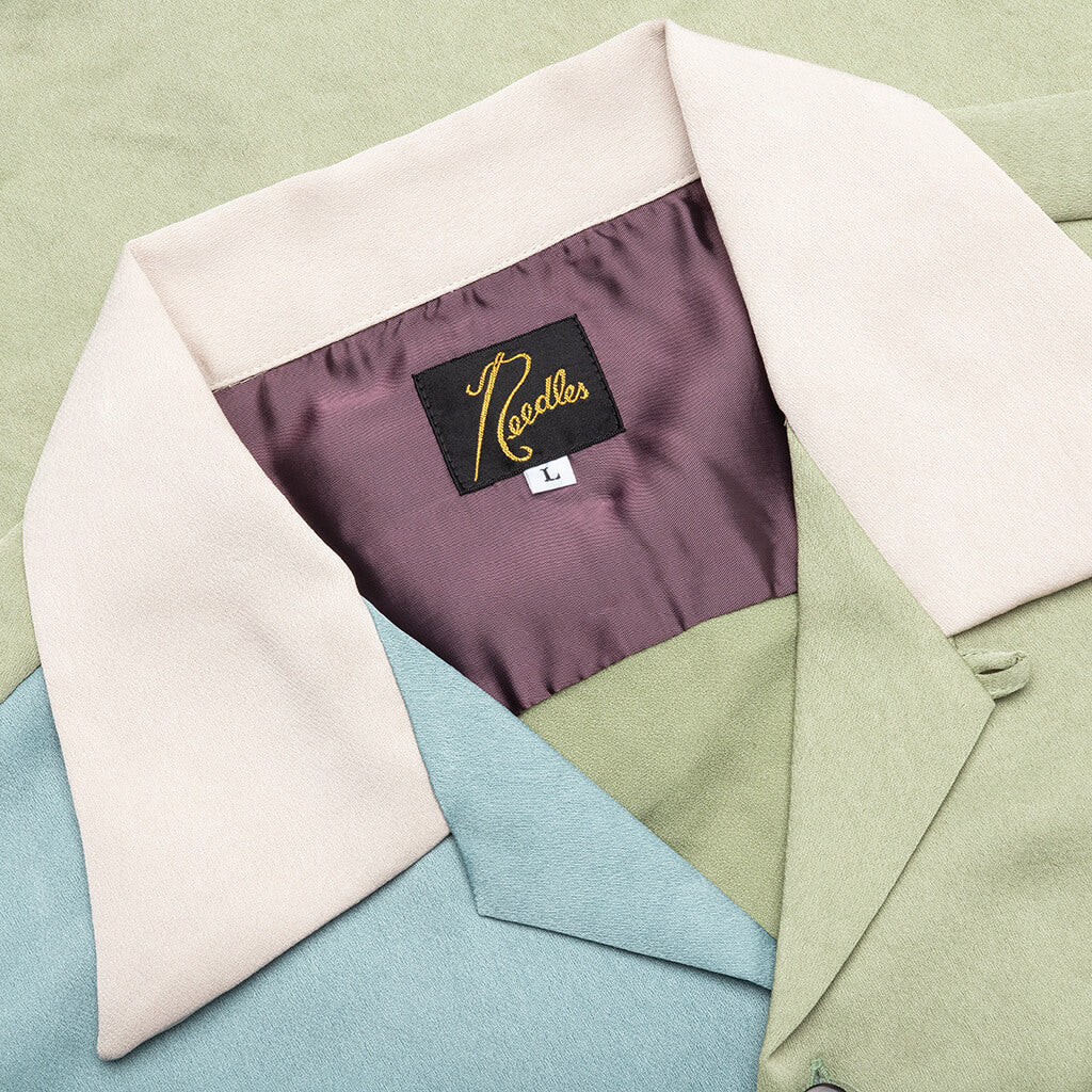Classic Poly Sateen Multi Color S/S Shirt - Light Tone - Image 4
