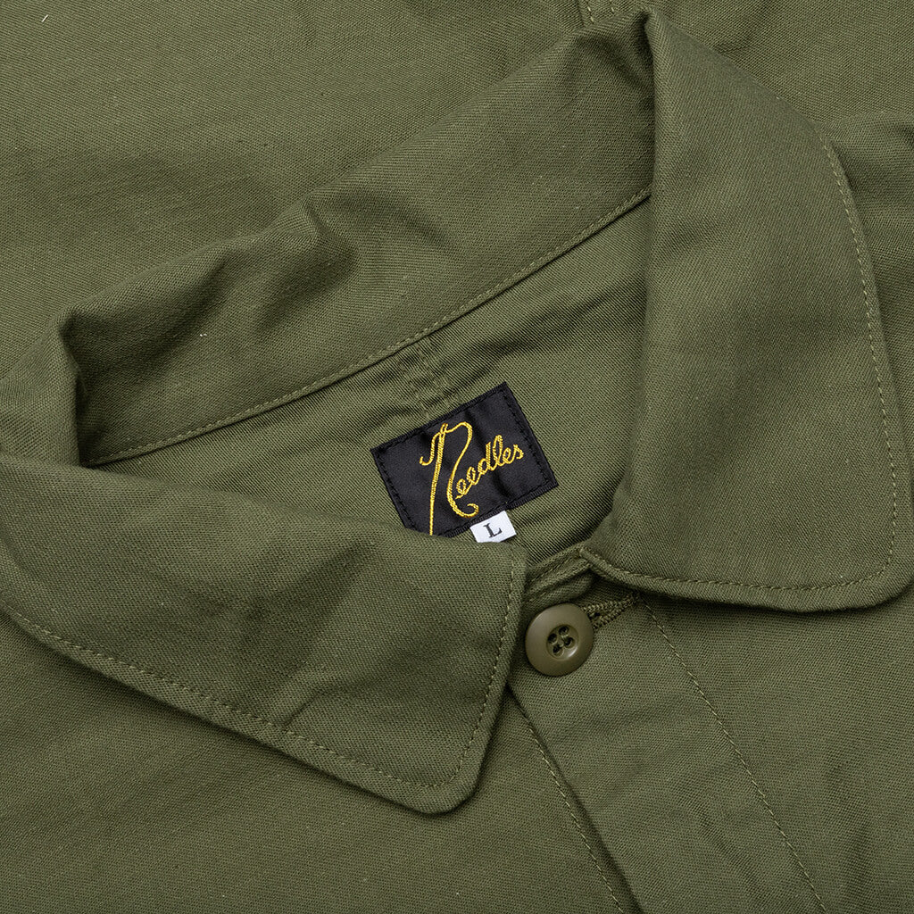 D.N. Coverall Back Sateen - Olive - Image 5