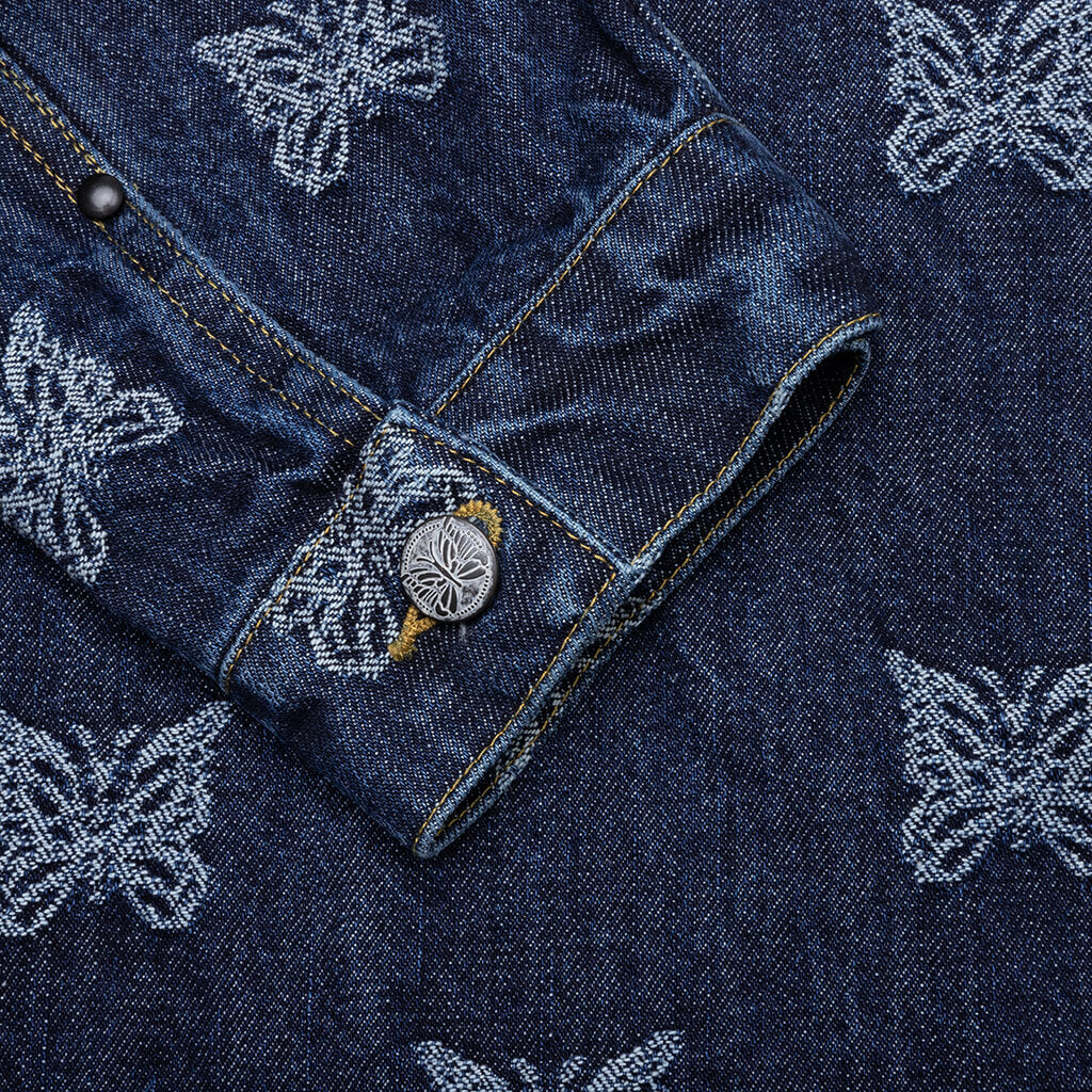 M.W. Jean Jacket Papillion JQ - Indigo - Image 4