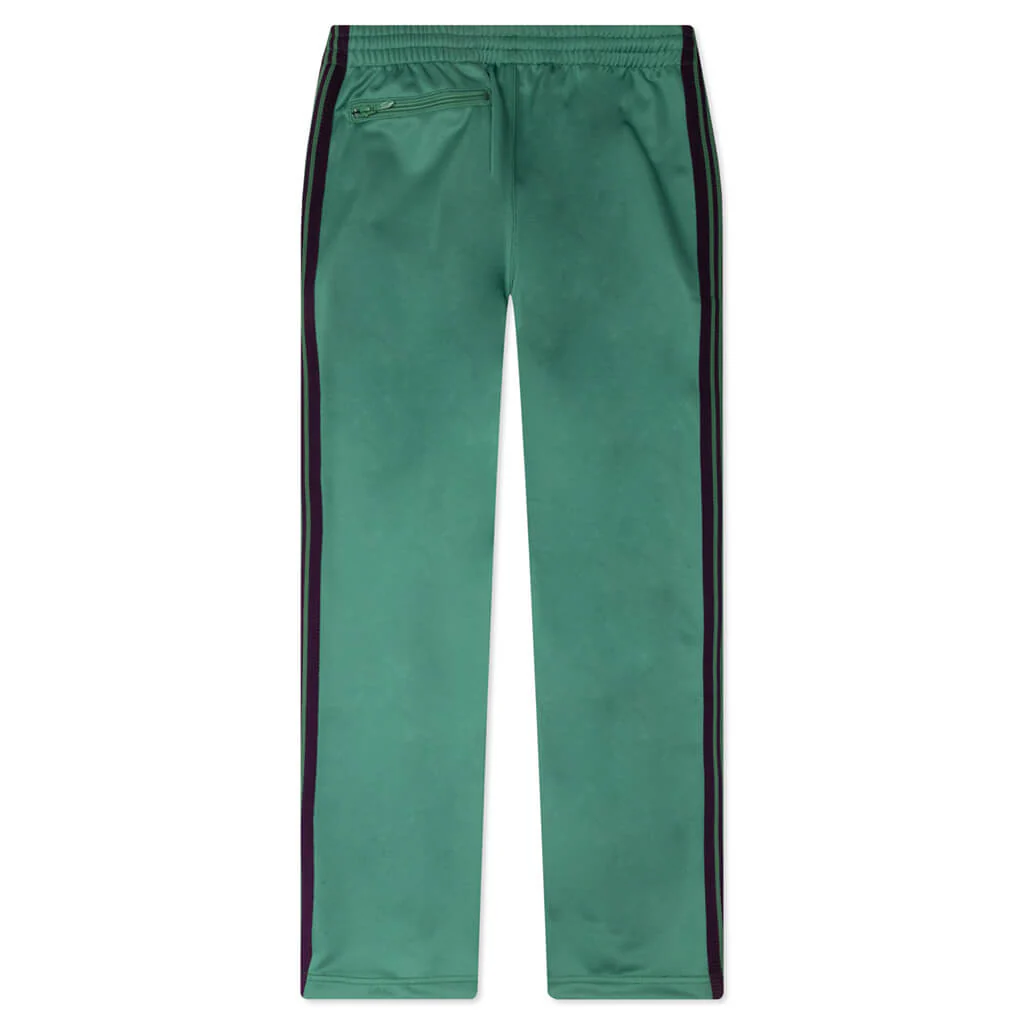 Narrow Track Pant Poly Smooth - Emerald - Image 2