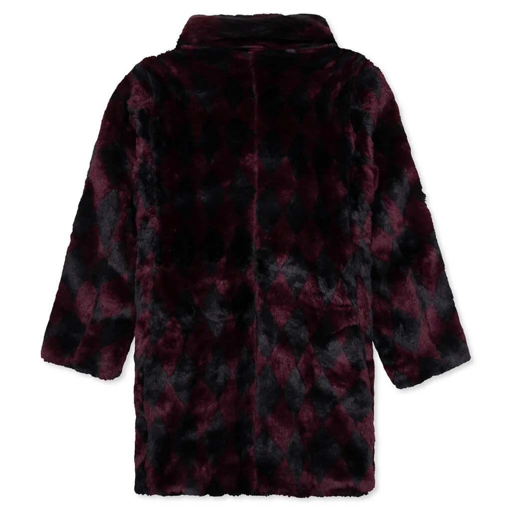 Pea Coat - Navy/Bordeaux - Image 2