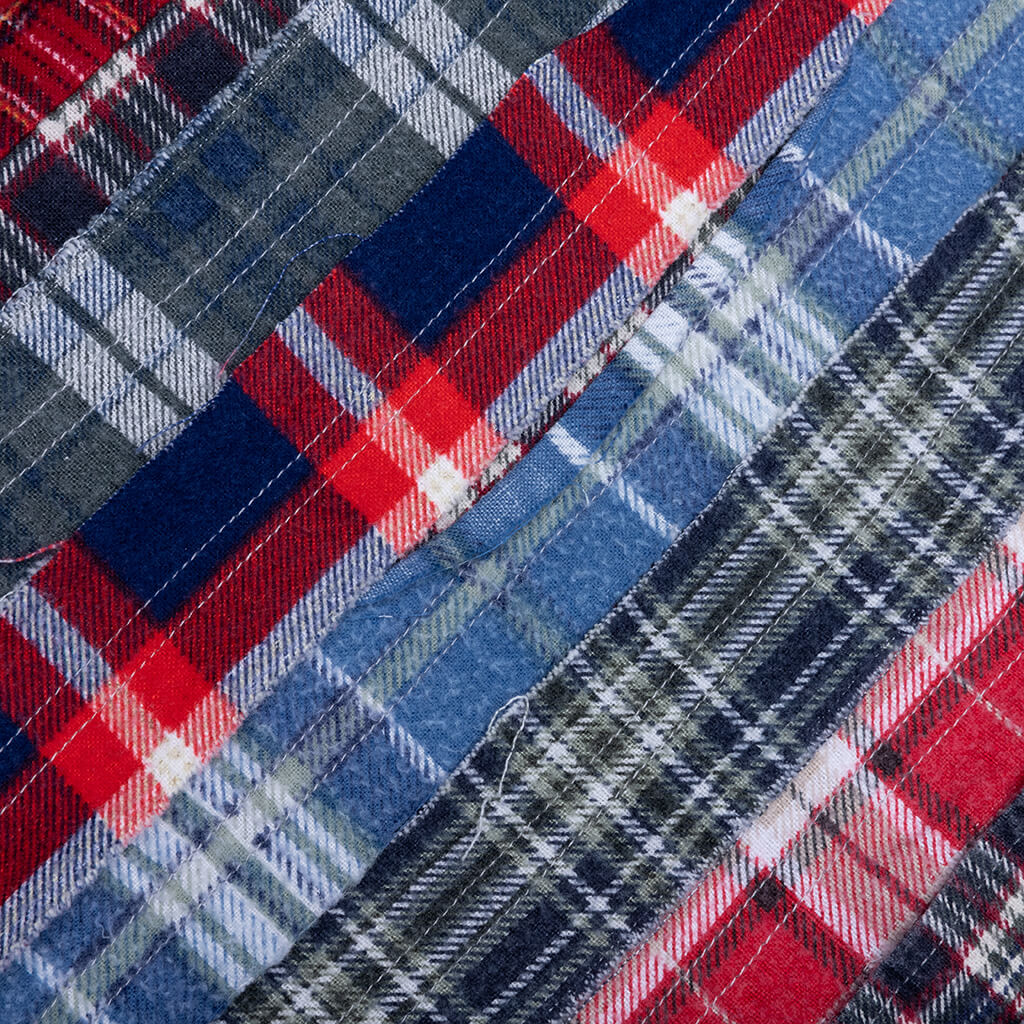 Ribbon Wide Flannel Shirt - Assorted - Image 4