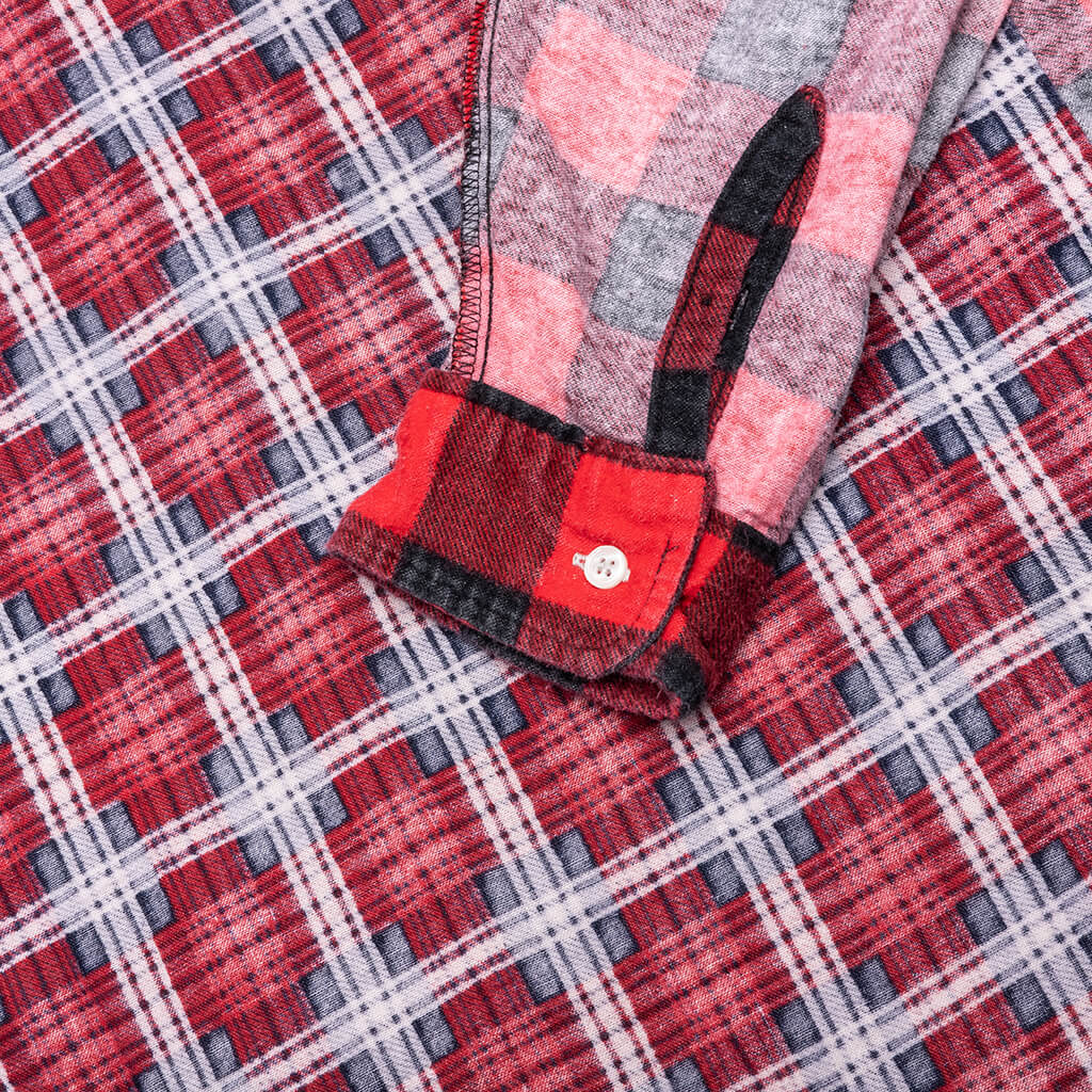 Ribbon Wide I.O. Flannel Shirt - Assorted - Image 5