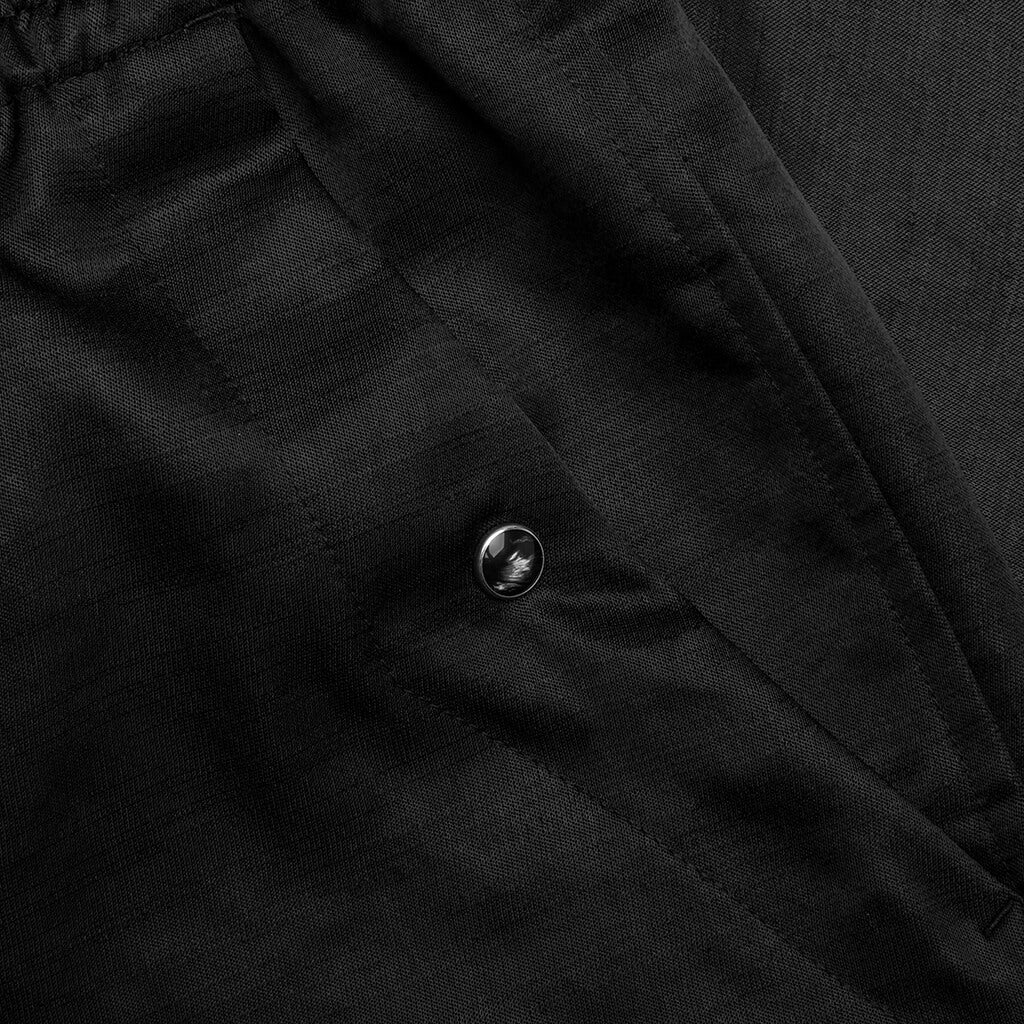String Cowboy Short Poly Slub Sateen - Black - Image 4