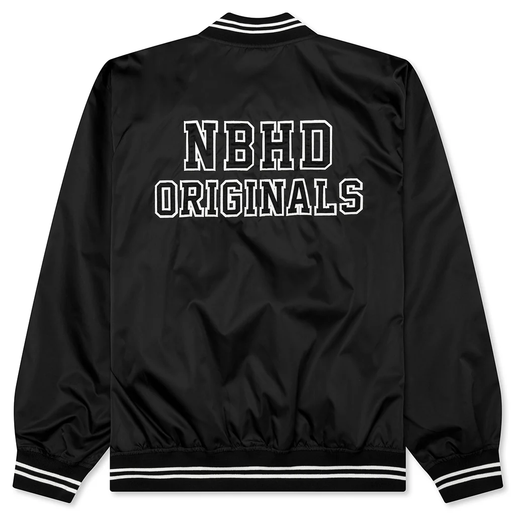 Baseball Jacket - Black - Image 2