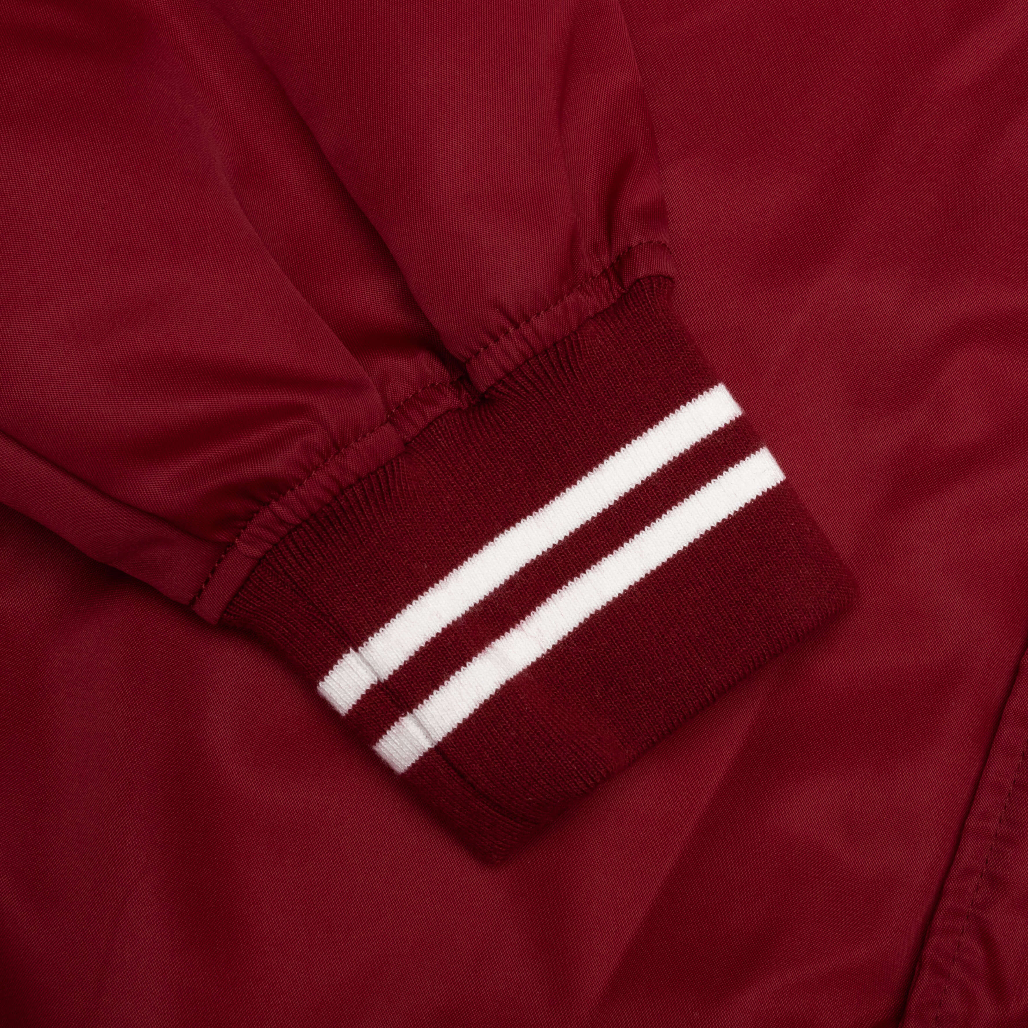 Baseball Jacket - Burgundy - Image 6