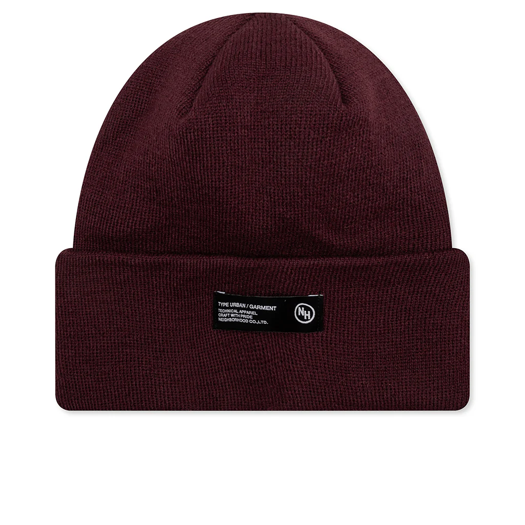 Beanie - Burgundy