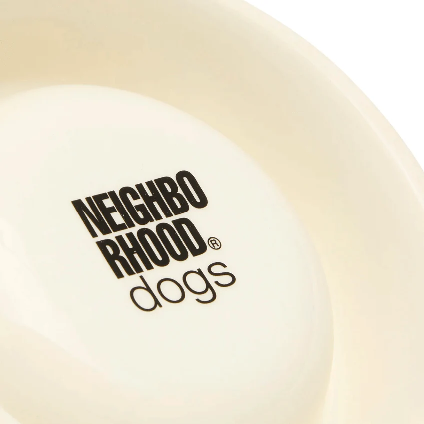 CI Dog Bowl - White - Image 2