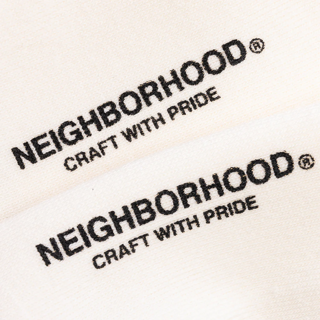 Classic 3 Pack Socks - White - Image 2