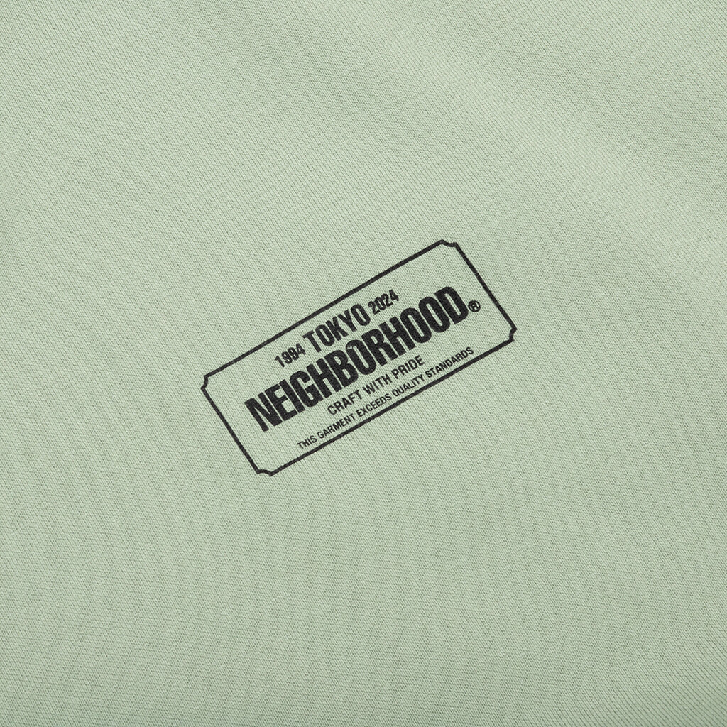 Classic Sweat Shirt L/S - Sage Green - Image 5