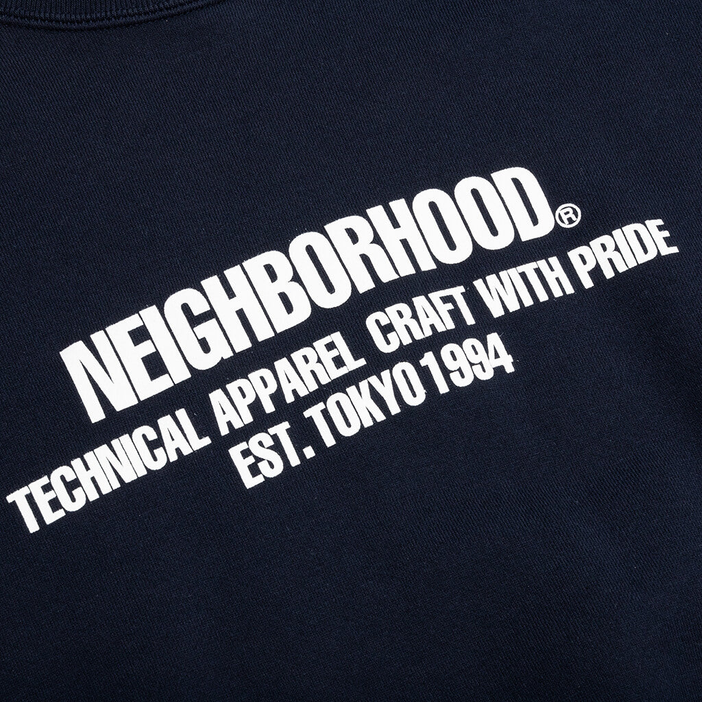 Classic Sweatshirt L/S - Navy - Image 3