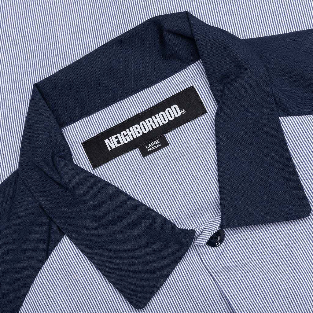 Classic Work S/S Shirt 2 - Navy - Image 4