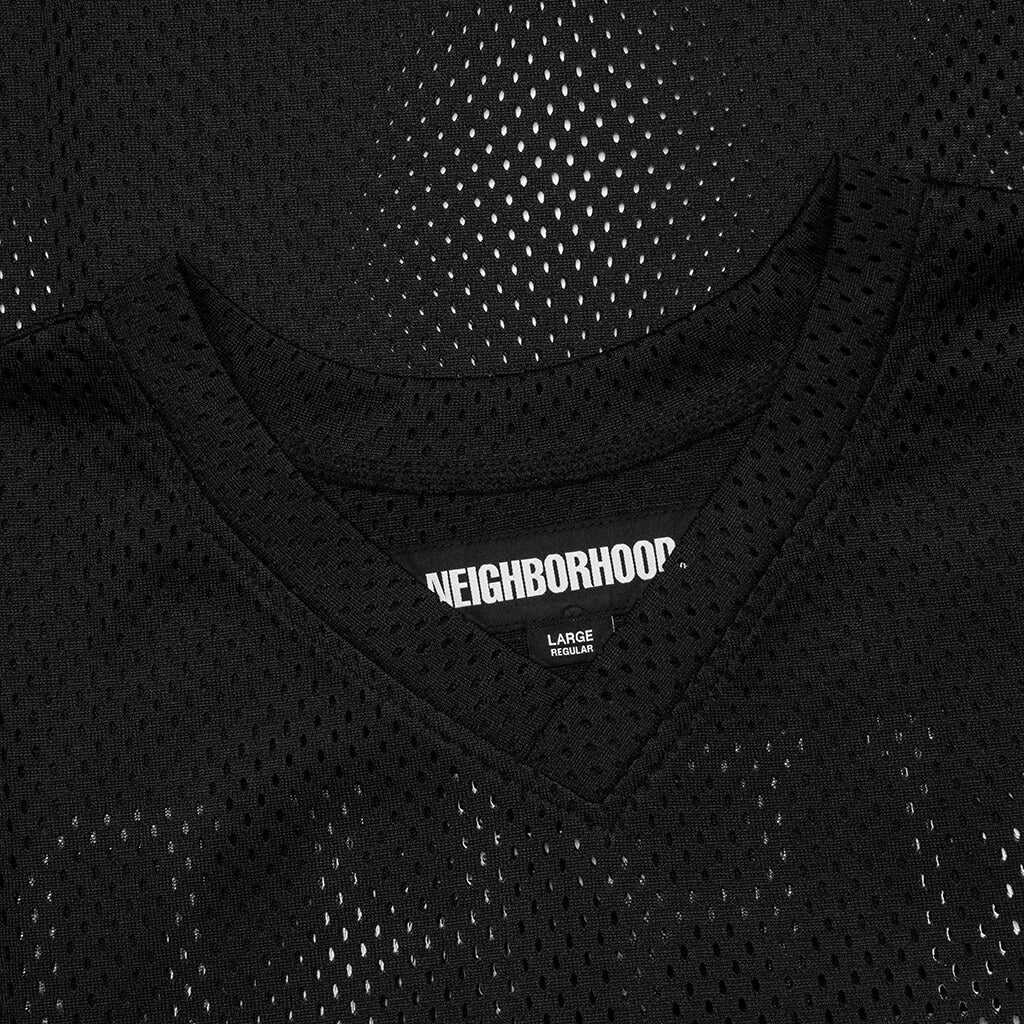 Hockey S/S V Neck - Black - Image 3