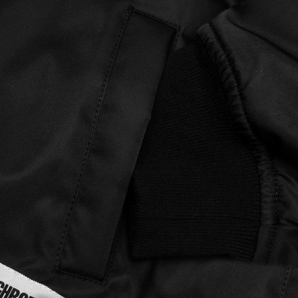Kids OT . Baseball Jacket - Black - Image 4