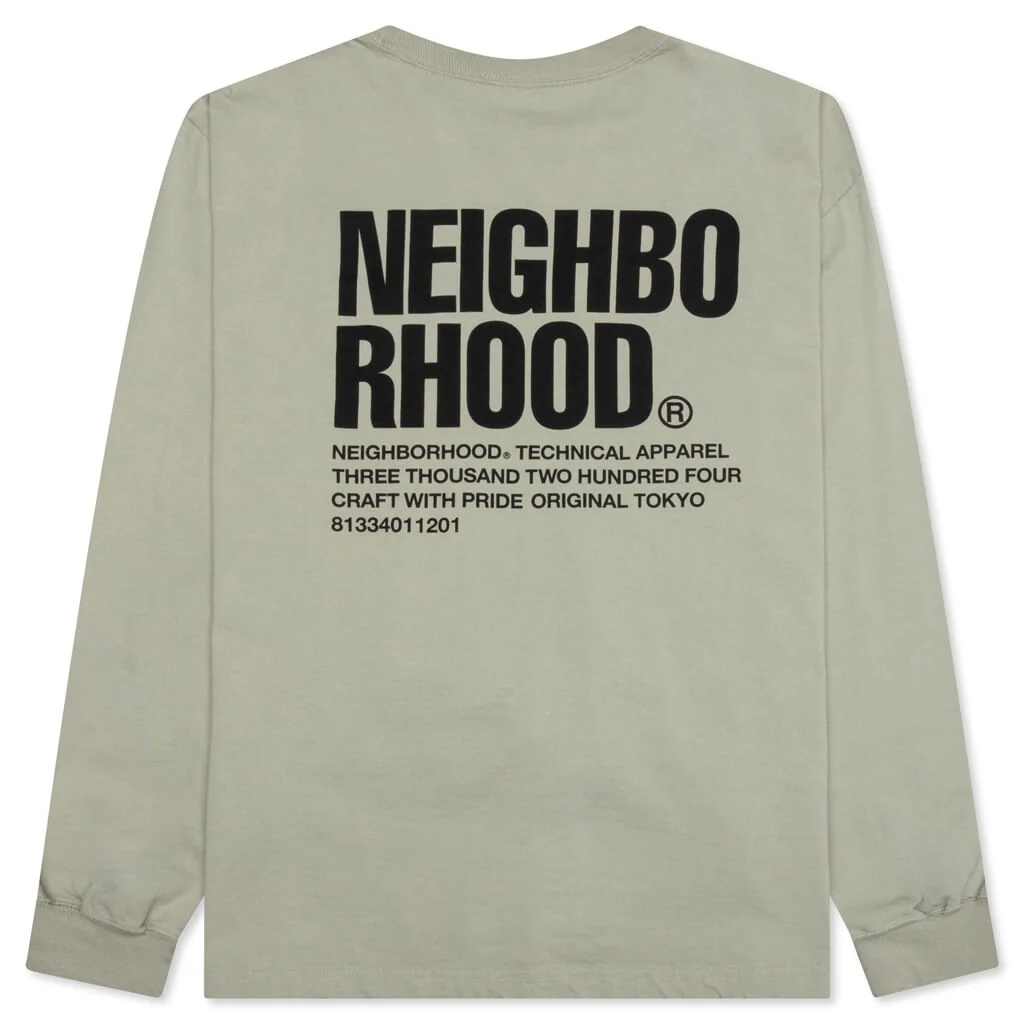 NH . Tee L/S-2 - Sage Green - Image 2