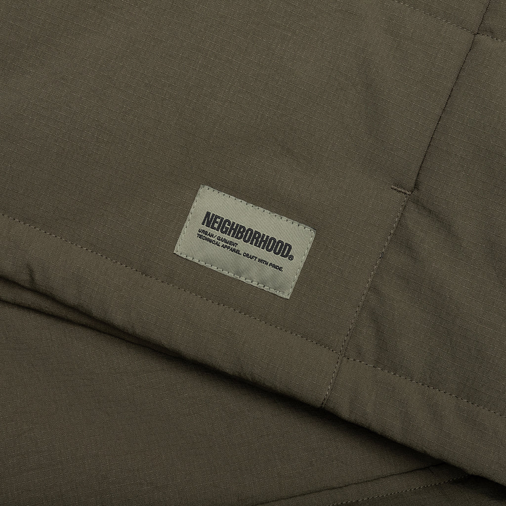 Padded Shirt L/S - Olive - Image 5