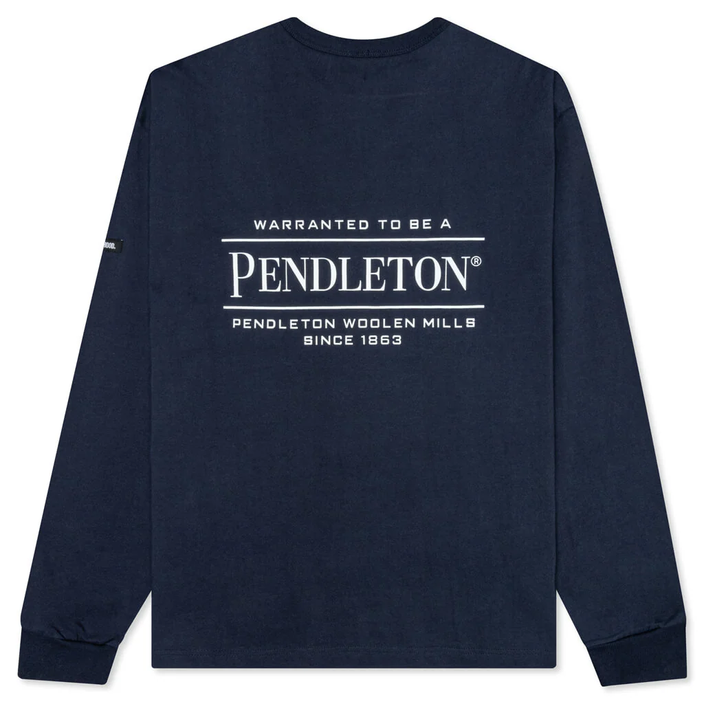 Pendleton .CN .CO L/S Tee - Navy - Image 2
