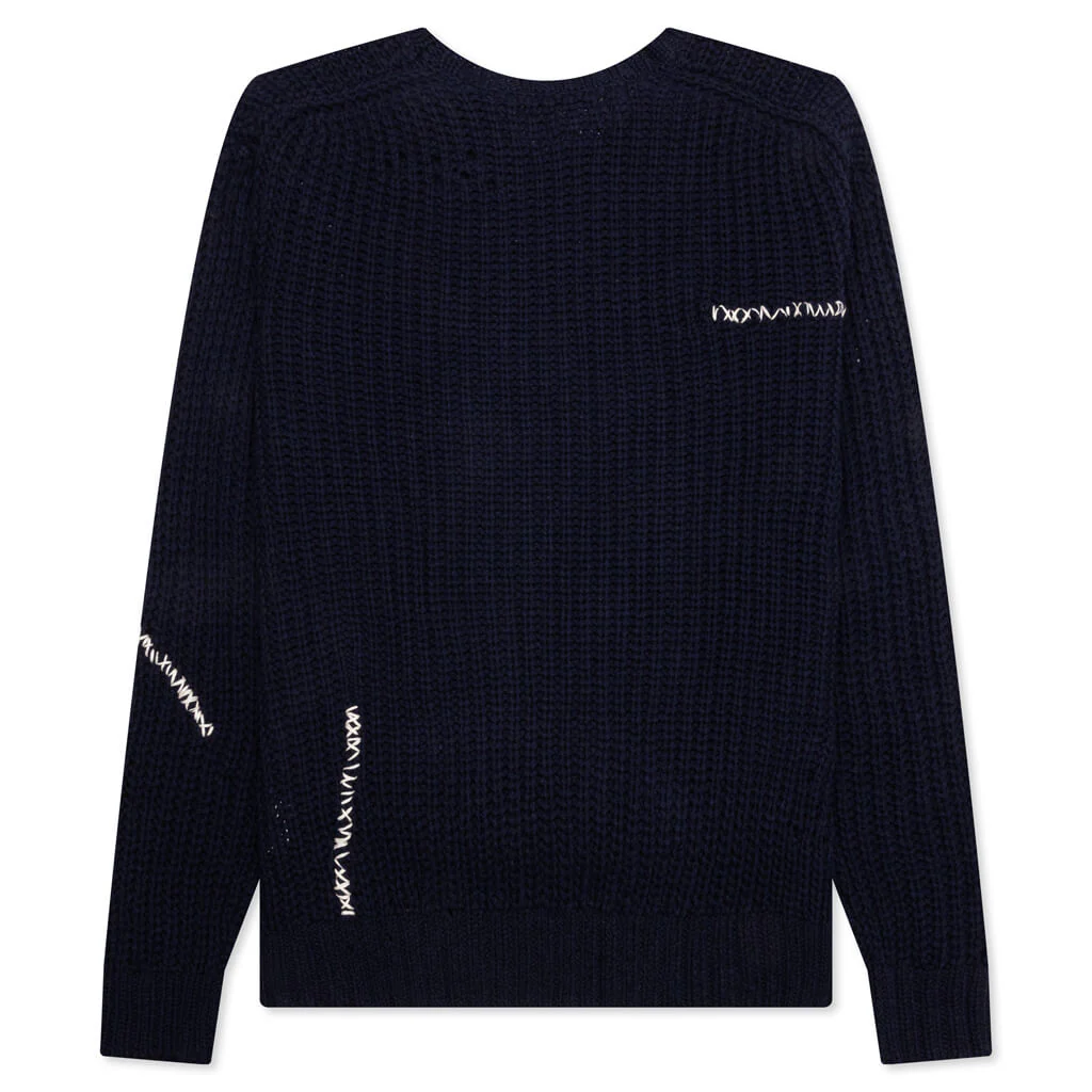 Savage Crewneck Sweater - Navy - Image 2