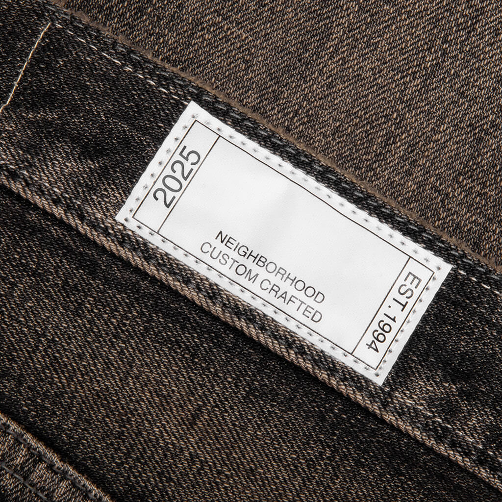 Savage DP Basic Denim Pants - Black - Image 4