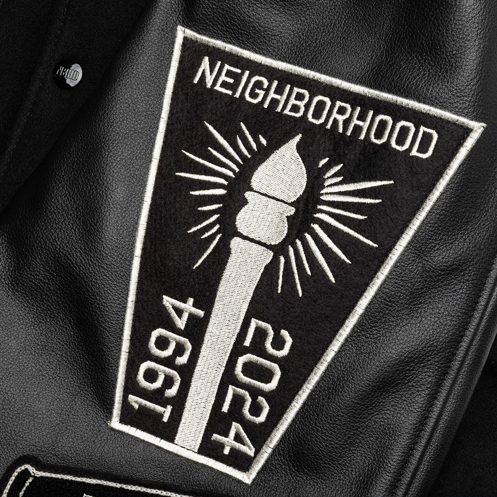Stadium Jacket - Black/White - Image 5