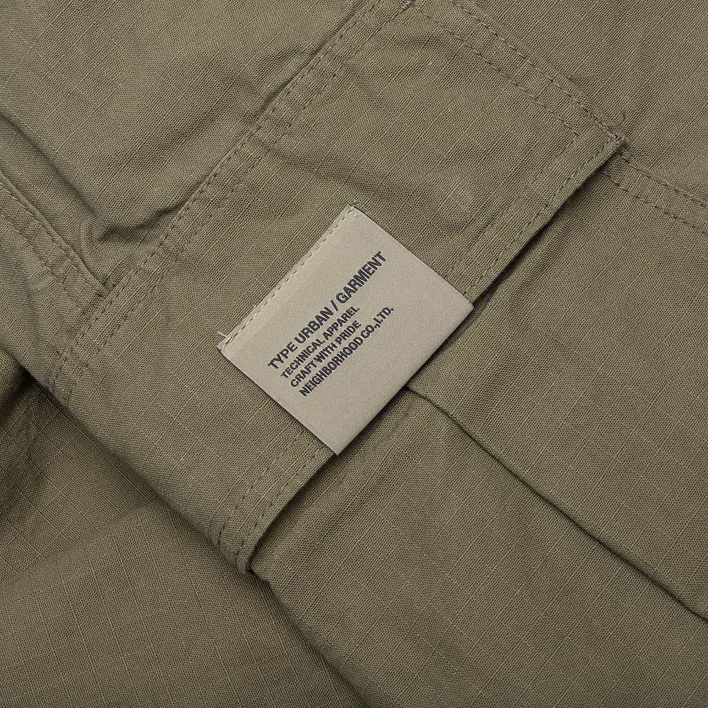 Wide Cargo Pants - Olive Drab - Image 5