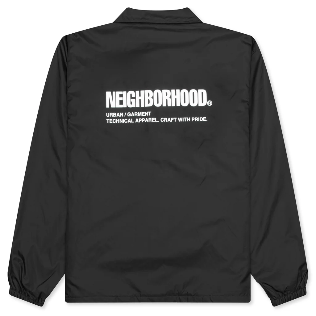 Windbreaker Jacket-2 - Black - Image 2